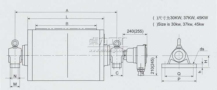 YDB����������ʽ늄ӝLͲ�İ��b���γߴ�D